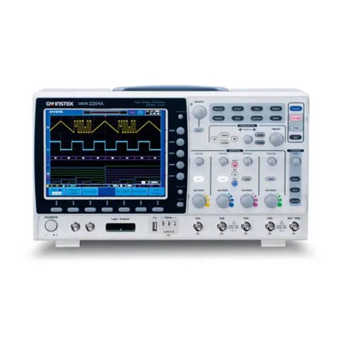 GW Instek GDS-2204A 200MHz, 2GS/s, 4 Channel with RS-232, USB, VPO Digital Oscilloscope
