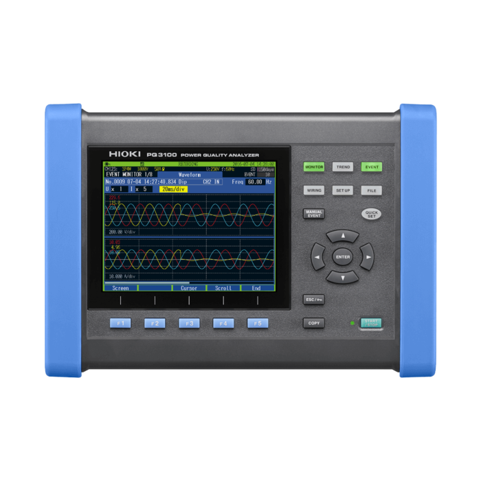 Hioki PQ3100 Power Quality Analyzer (Unit only), 3-Phase, 4-Wire