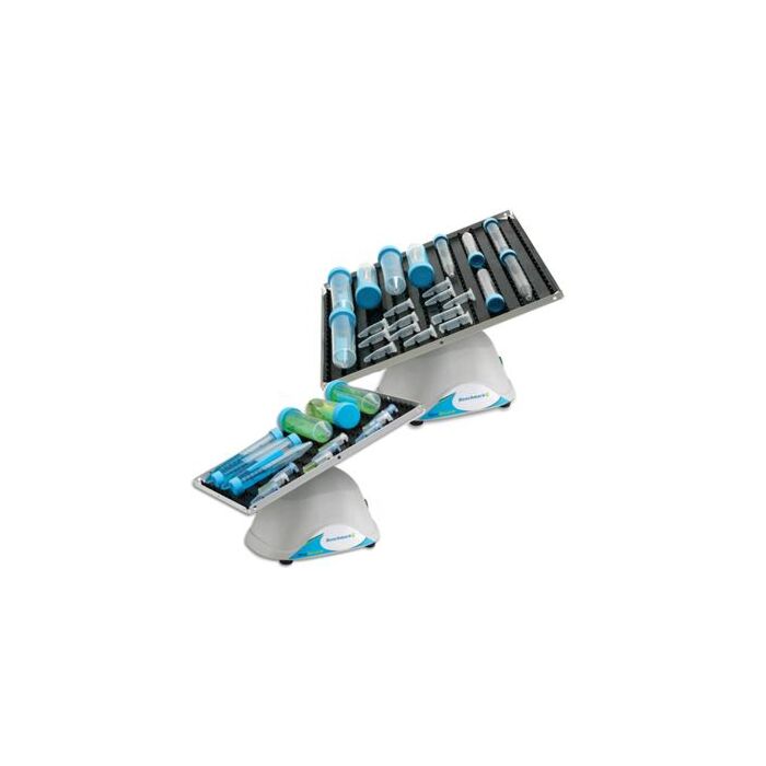 MiniMixer 3D Nutating Shaker, Fixed Speed 10"x7.5" Platform, Dimpled Mat, 115V