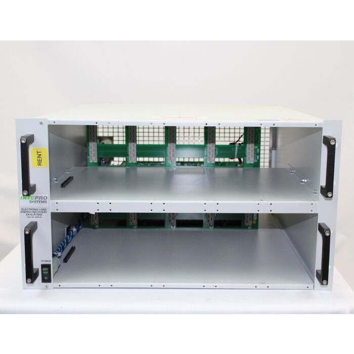 Intepro ELR5000 for Rent, Energy Recovering Multi Channel DC Load, 6U Rack, 230VAC, 3000VA 