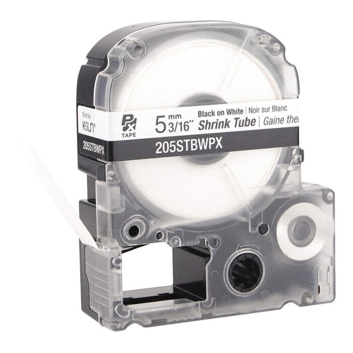 K-Sun 205STBWPX 3/16_ x 8_ LabelWorks PX Heat Shrink Tube (Heat Shrink Tube) Polyolefin