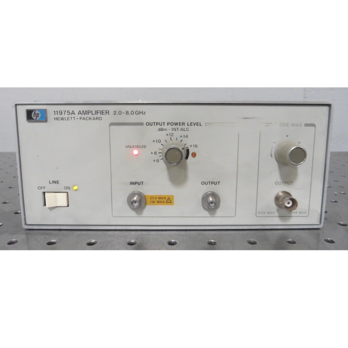 Keysight 11975A for Rent, Amplifier, 2 GHz to 8 GHz Adjustable output +6 to +16 dBm
