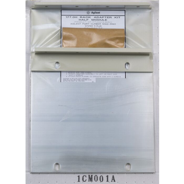 Keysight 1CM001A Rack Mount Flange Kit, 177.0mm H (4U) 1 Bracket, 1 Half-Module, Bracket