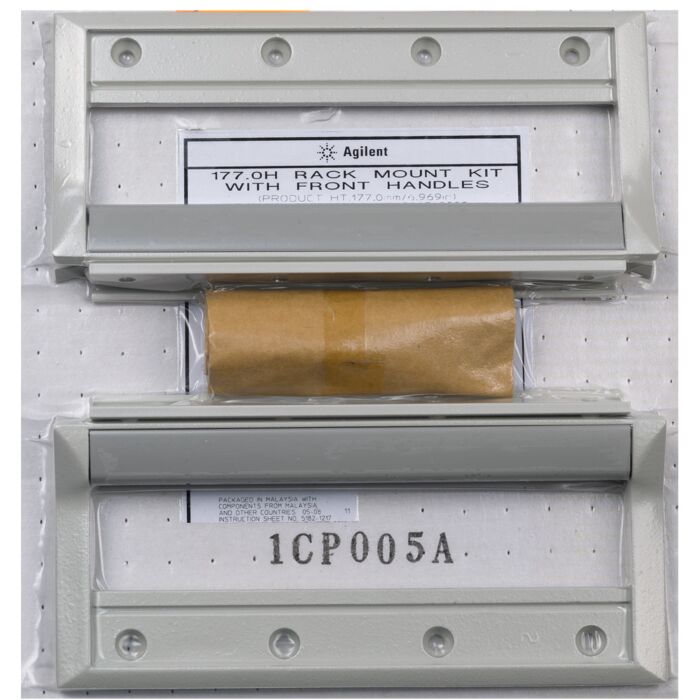 Keysight 1CP005A Rack Mount Flange & Handle Kit, 177.0mmH (4U)-2, Brackets and Front Handle
