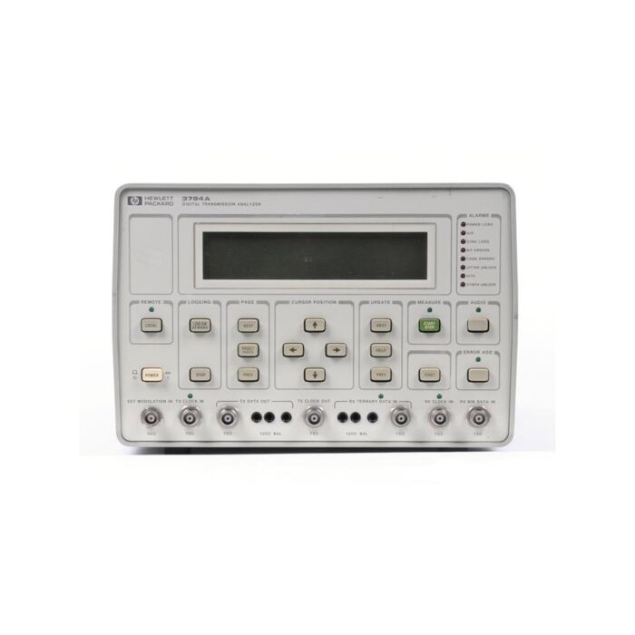 Keysight 3784A for Rent, Digital Transmission Analyzer, Self-contained, Multi-rate