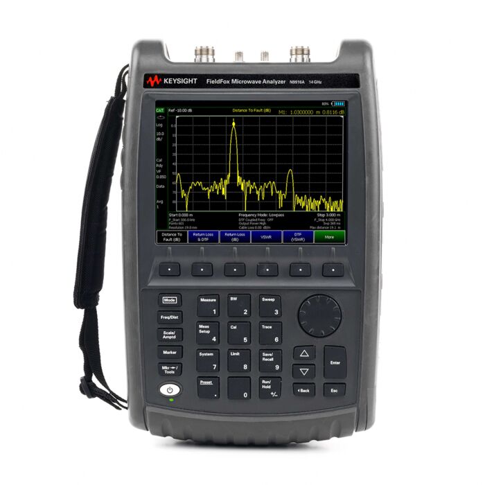 Keysight N9916A FieldFox RF and Microwave Analyzer, 30kHz to 14GHz
