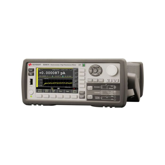 Keysight / Agilent B2987A for Rent, Electrometer/High Resistance Meter, 0.01fA, Battery