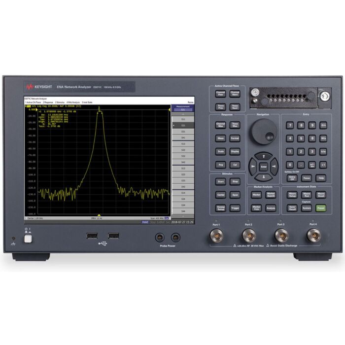 Used Keysight/Agilent E5071C-480 RF Network Analyzer