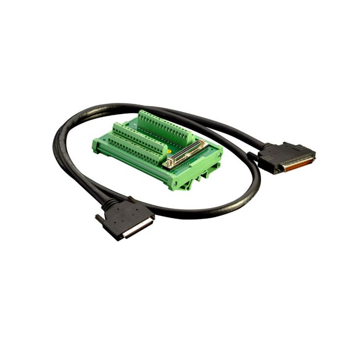 Keysight U2902A Terminal Board with SCSI-II 68pin connector with 2 meter cable