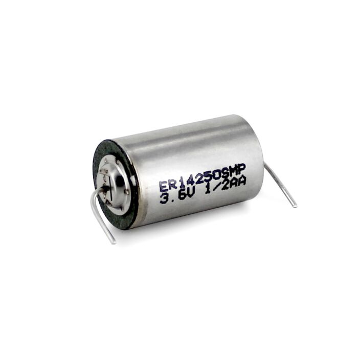 MadgeTech ER1425S 150 deg C 3.6V Lithium Battery, 1/2 AA Axial Leads