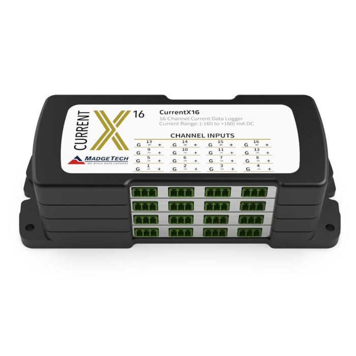MadgeTech CURRENTX16-160MA 16-channel,low-level DC current data logger w/ 160mA range