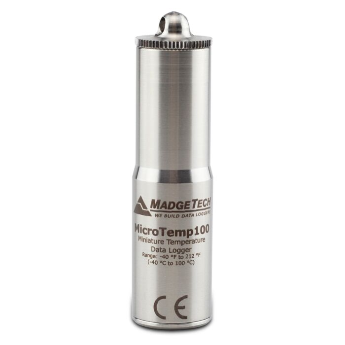 MadgeTech MICROTEMP100 Submersible, Miniature Temp Recorder up to 100C 