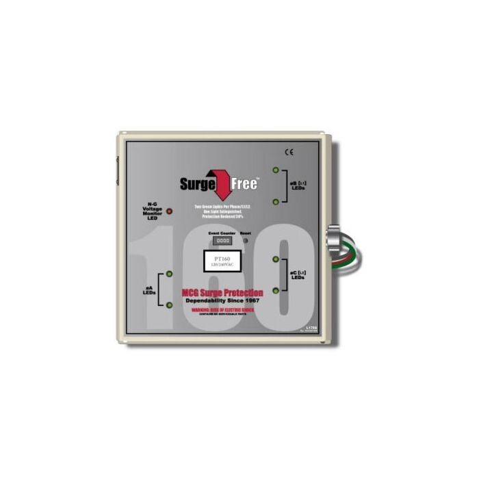 MCG Surge Protection PT160-120Y Surge Protector, 120/208VAC