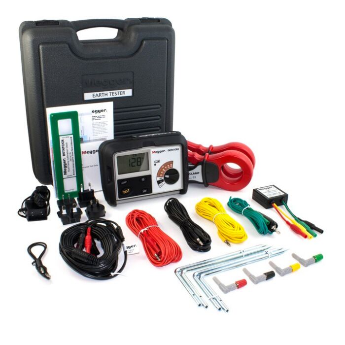 Megger DET4TCR2+CLAMP Ground Tester with Special Kit