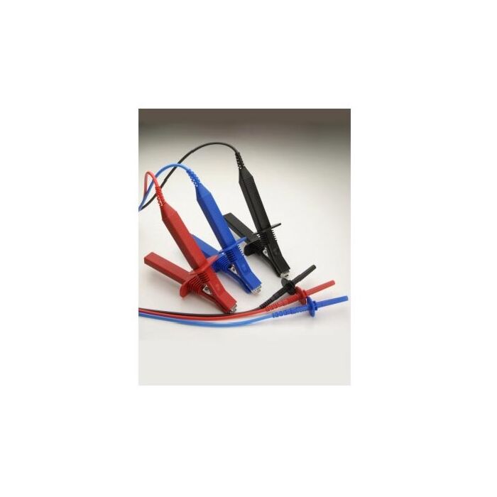 Megger 1002-644 15m (49ft) Lead Set, Medium-size Insulated Clips