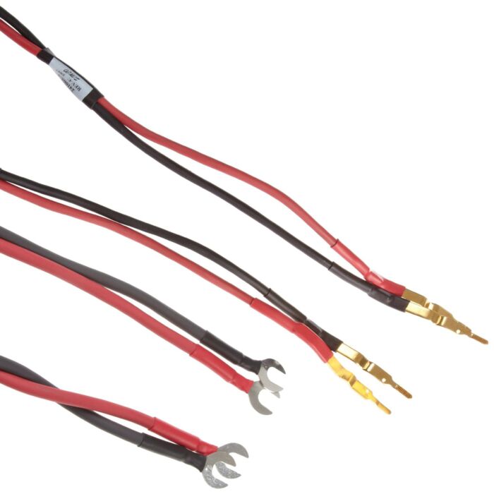 Megger 241005-7 Duplex Test Leads, 0.5" Kelvin Clips, Gold Plated, 10A, 7'