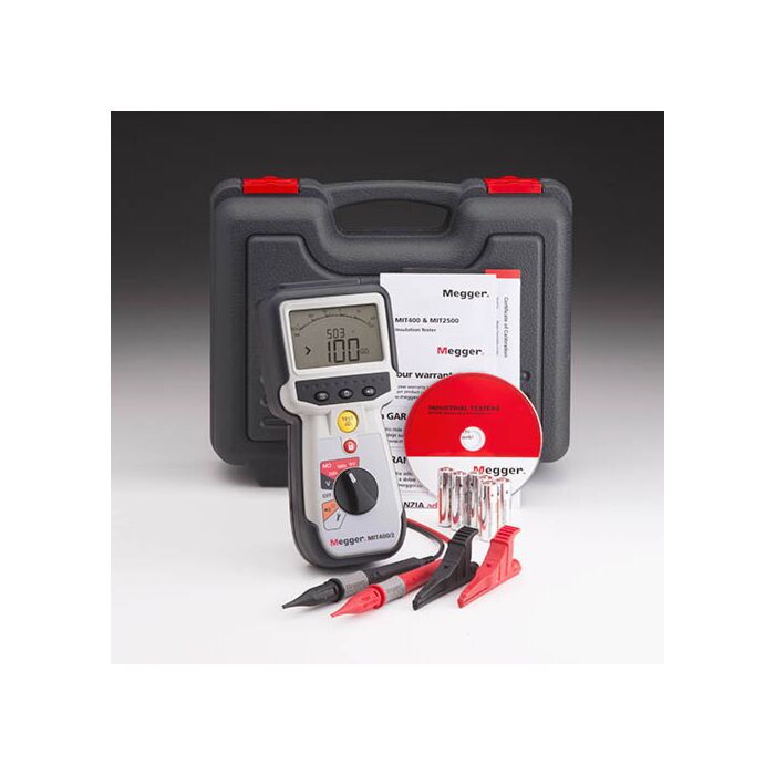 Megger MIT400/2 for Rent, 250V, 500V & 1000V Insulation & Continuity Tester