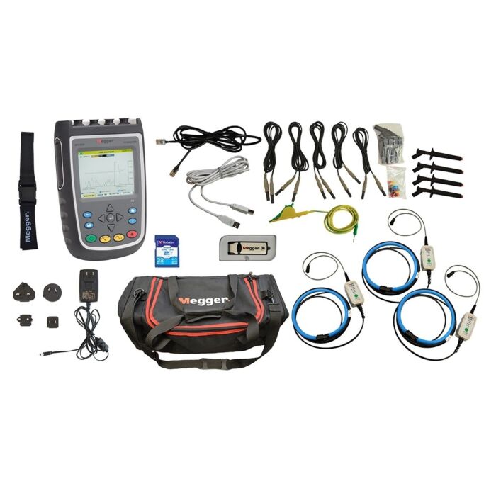 Megger MPQ1000-GOLD KIT for Rent, Power Quality Analyzer, 6000A 27" Flex CT Clamps