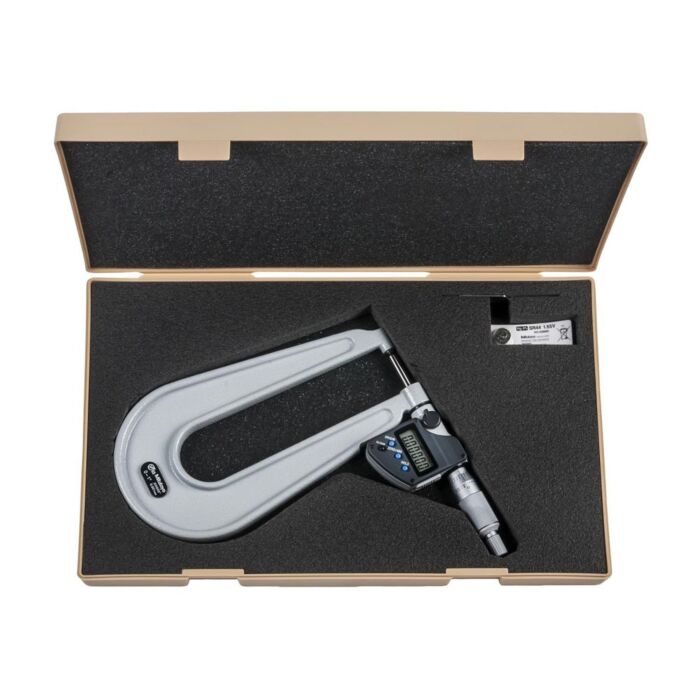 Mitutoyo 389-371-30 0-1" Sheet Metal Micrometer