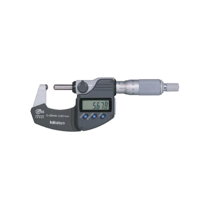 Mitutoyo 395-351-30 Digital Spherical Face Micrometer with SPC Output,0-1"/0-25.4mm