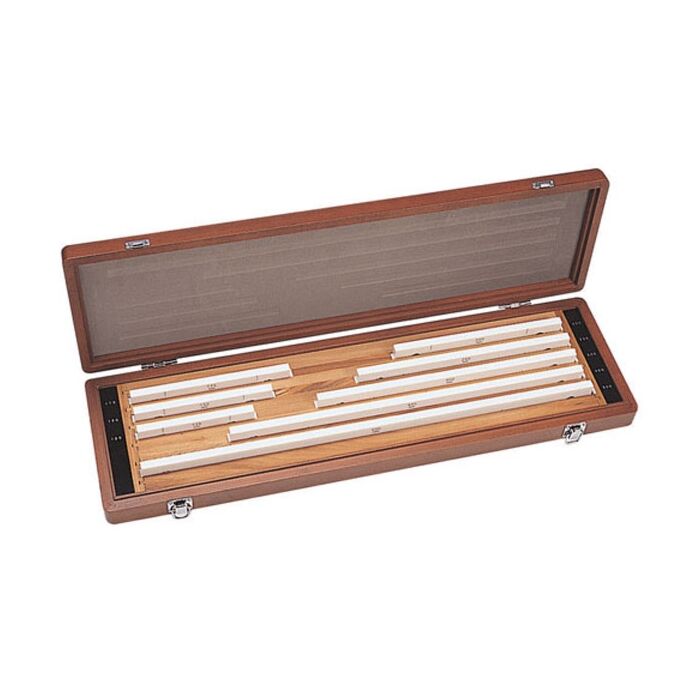 Mitutoyo 516-732-26 8pc.Gage Block Set,CeramicRectangular,Metric,Grade ASME 0