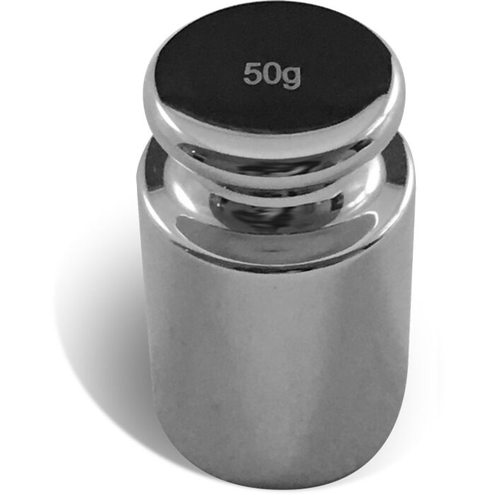 PROCISION 50g Weight, 304 SS, OIML F1 Accuracy +/- 0.3 mg