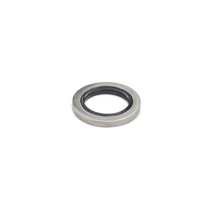 Ralston Instruments QTHA-3BR-RS Bonded Seal/RS QT Adapter, 3/8" Male RS, steel+Buna-N