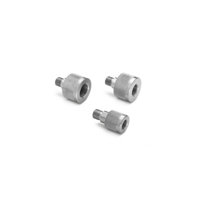 Ralston Instruments QTHA-3FS0-RG-QD 3/8" female BSPP quick-disconnet x male quick-test, Stainless Steel Adapter