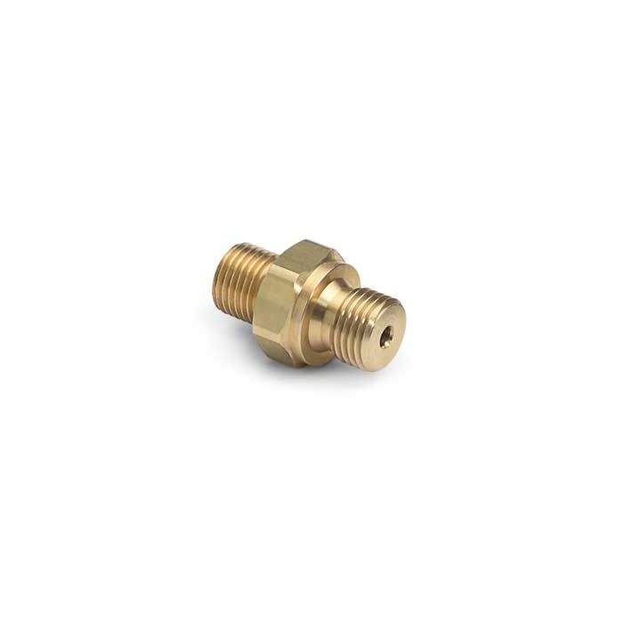 Ralston Instruments QTHA-3MB0-RS 3/8" MaleBSPP (ISO228/1) x Male QT, no check valve, Brass Adapter