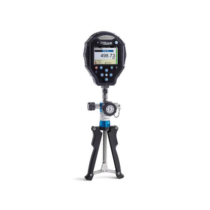 Ralston Instruments DCAP-1KPSIG-FL Pneumatic Pump, 1000 psi FieldLab Gauge, +/- 0.1%