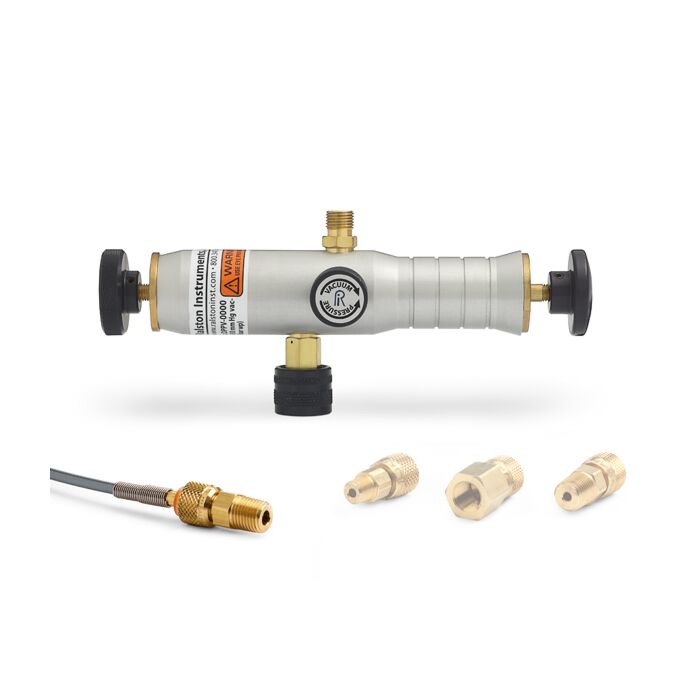 Ralston Instruments DV0V-4FBA-RG DV0V (25" Hg/650mmHgVac) Pump, 1/2" FBSPP Gauge Adapter, 1m Hose