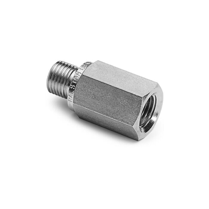 Ralston Instruments QTHA-2FS1 1/4" Female NPT x MaleQuick-test with Check-valve, Stainless Steel Adapter