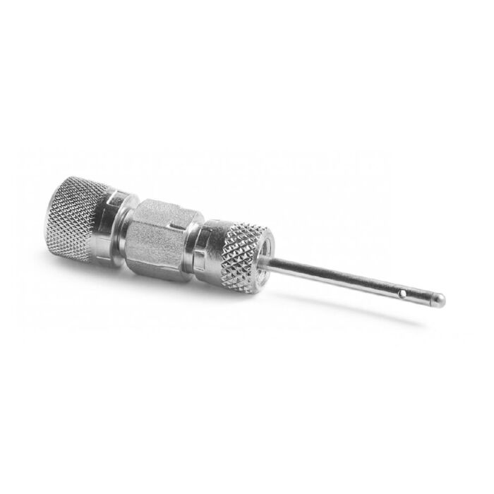 Ralston Instruments QTHA-PMSA-0.125-1.5 Petes Plug, Female Quick-test Adapter, Stainless Steel
