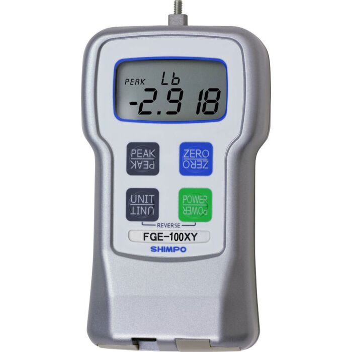 Shimpo FGE-100XY 100lb Capacity Digital Force Gauge