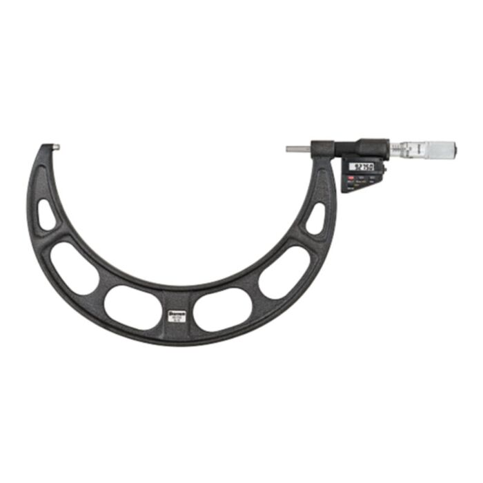 Starrett 733.1 LCD Outside Micrometer,Friction Thimble, .0001", 9-10" Range