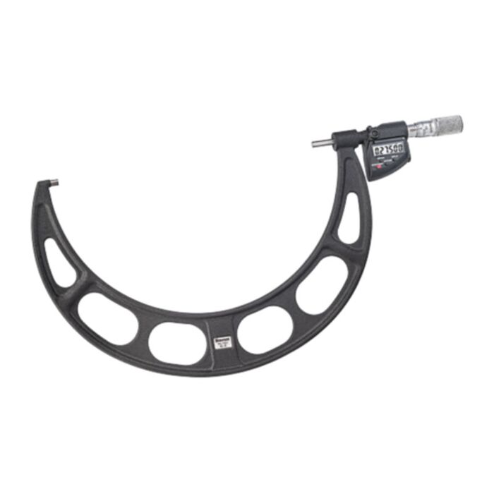 Starrett 733.1 LCD Outside Micrometer,Friction Thimble, .0001", 10-11" Range