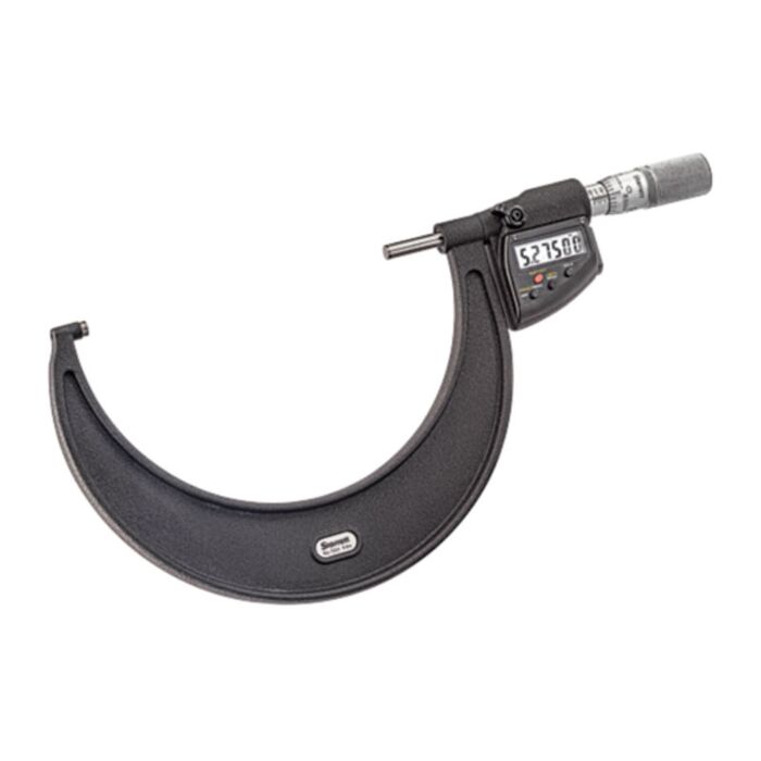 Starrett 733.1 LCD Outside Micrometer,Friction Thimble, .0001", 4-5" Range