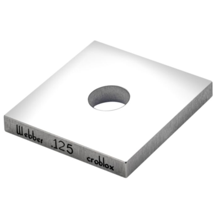 Starrett SC.125AA 91129 Square CROBLOX Gage Block,.125"