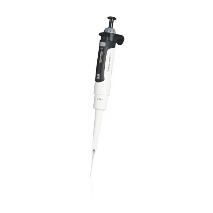 BRANDTECH Transferpette pro, adjustable pipette, 2 - 20 ul, D-20 grey