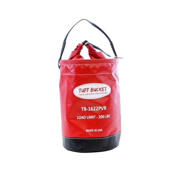 Tuff Bucket TB-1622PVR Red Vinyl Rescue Bucket Bag 
