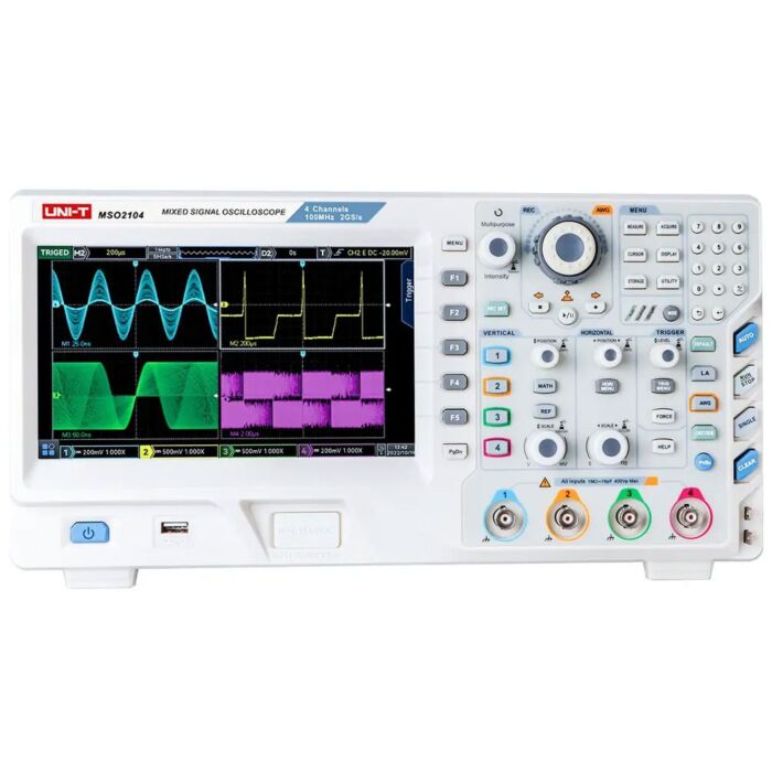 Uni-T  MSO2104 100MHz 4+16 Channel MSO Oscilloscope