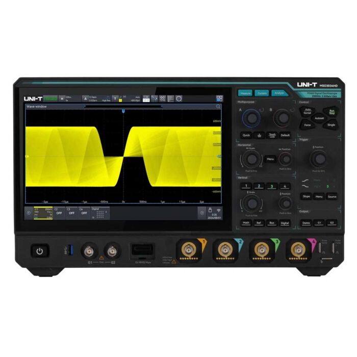 Uni-T MSO3034HD 12-Bit 350MHz 4 Channel Mixed Signal Oscilloscope