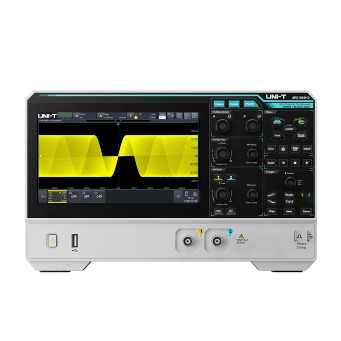 UNI-T UPO1082HD 12-Bit 80MHz 2 Channel High Definition Oscilloscope