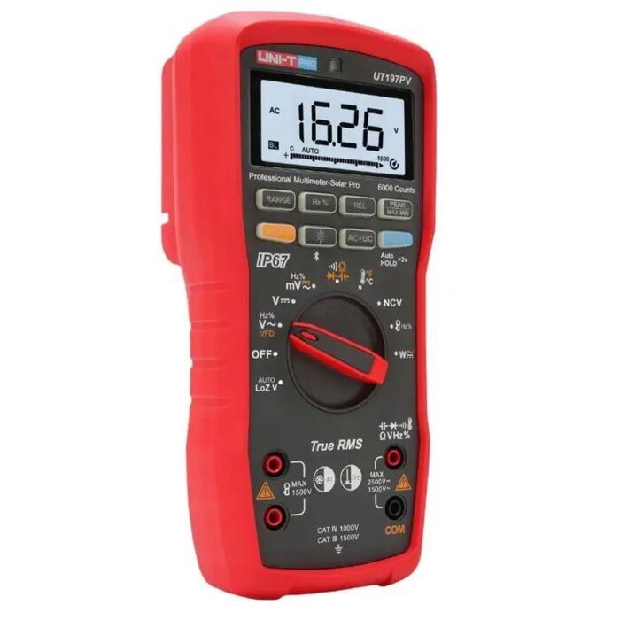 UNI-T UT197PV Solar Pro Industrial TRMS Digital Multimeter with Bluetooth