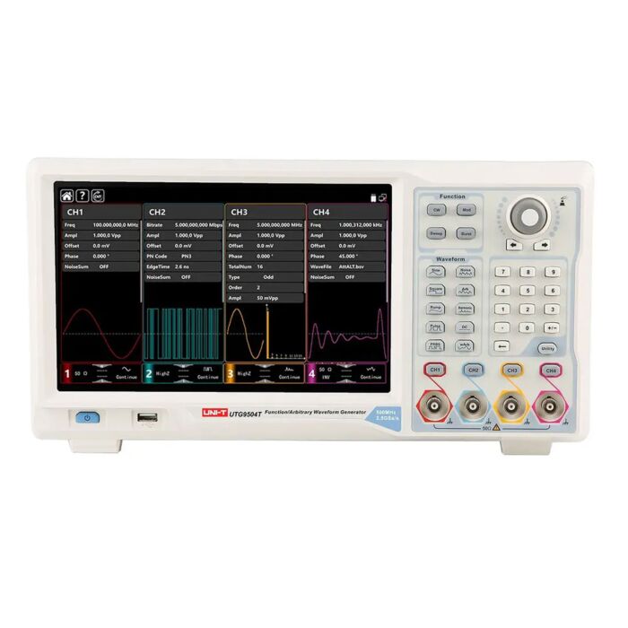 UNI-T UTG9504T 500MHz 4 Channel Elite-Series Arbitrary Waveform Generator