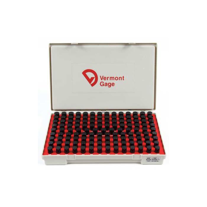 Vermont Gage 101300500 .2515-.5005 Pin Gage Set,Plus Pin,Class ZZ
