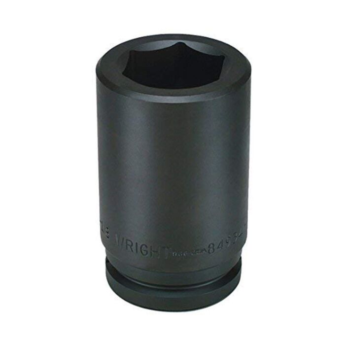 Wright Tool Company 849-70MM 70mm,1-1/2"Dr.6 Pt.Deep Metric Impact Socket