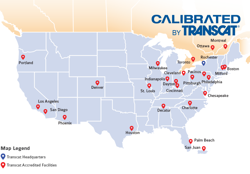 Transcat Calibration Lab Locations